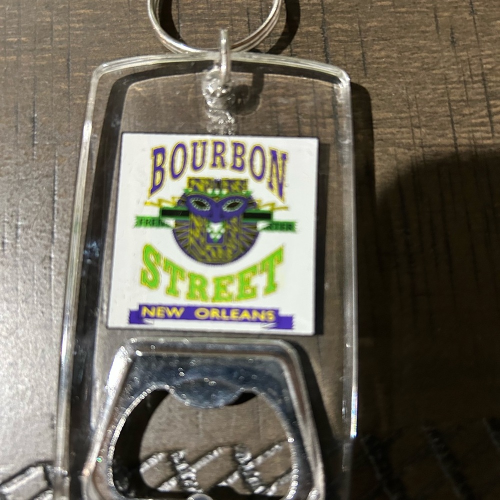 Bourbon Street New Orleans Keychain Bottle Opener